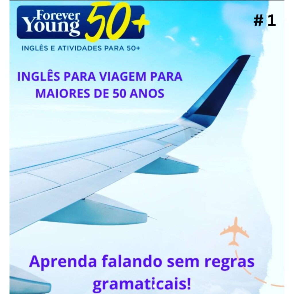 Inglês para viagem para maiores de 50 anos